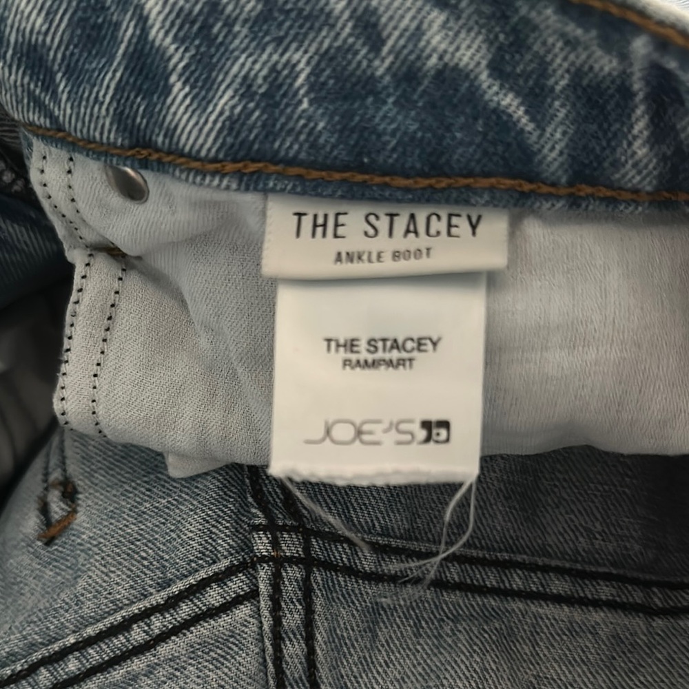 Stacey Ankle Boot Joe’s Jeans Light Blue Denim Jeans - Picture 4 of 8